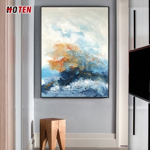 Pinturas <span class=keywords><strong>de</strong></span> <span class=keywords><strong>paisajes</strong></span> abstractos <span class=keywords><strong>modernos</strong></span> lienzo al óleo pintado a mano sujetos <span class=keywords><strong>de</strong></span> paisaje originales decorativos aceite abstracto moderno Original - Product Image 4