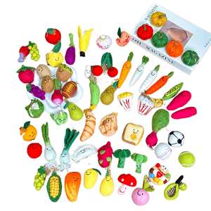 Yanglu pur fait à la main fruits et légumes mouton feutre pendentif Collection sac suspendu bricolage accessoires décoratifs accessori - Product Image 1