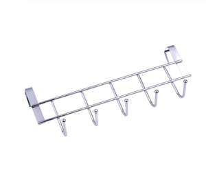 Appendiabiti da Parete a 5 Ganci in Acciaio Inossidabile per Garage e Casa, Design Ecologico - Product Image 1