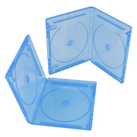 Disque de stockage musique CD coque vide Portable emballage PP Double DVD boîtier plastique dur 14mm CD boîte