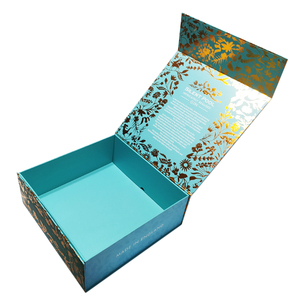 Custom Design Luxury Logo Product Packaging Boxes Folding Wedding Gift Cardboard Box With Magnetic