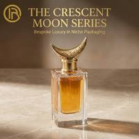Tapa de perfume de Zamac con diseño calado celestial, celosía de corte hueco, acabado oxidado en oro rosa mate, OEM personalizado, sin stock