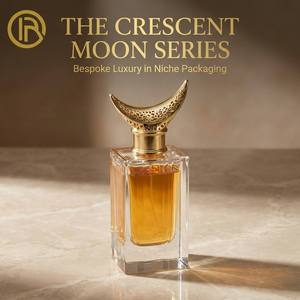 Tapa <span class=keywords><strong>de</strong></span> perfume <span class=keywords><strong>de</strong></span> Zamac con diseño calado celestial, celosía <span class=keywords><strong>de</strong></span> corte hueco, acabado oxidado en oro rosa mate, OEM personalizado, sin stock - Product Image 6