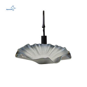 حوض وحدة تحكم سيراميك بتأثير قوس قزح حرفي مطلي بالكهرباء بألوان متدرجة وشكل معماري منحوت - Product Image 3