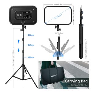 Panneau <span class=keywords><strong>LED</strong></span> dimmable 60W 2500K-8500K <span class=keywords><strong>Neewer</strong></span> 18,3 pouces, panneau lumineux vidéo <span class=keywords><strong>LED</strong></span> RVB avec contrôle par application, kit de support, 2 packs - Product Image 6