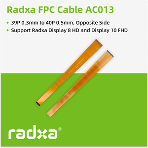 สายริบบิ้นจอแสดงผล FPC ขนาด 200 มม. 39P ถึง 40P ใช้ได้กับจอแสดงผล Radxa 8 HD และ 10 FHD Radxa - Product Image 1