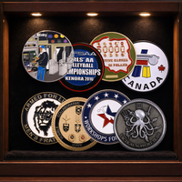 Pièce de collection personnalisée en alliage de zinc, émaillée, 3D/2D, avec logo en relief, pour fraternité, sport, tactique, souvenir, OEM