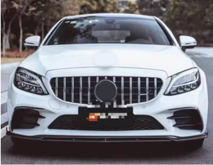 Pour Mecedes Benz W205 Sport <span class=keywords><strong>Edition</strong></span> avant pare-chocs lèvre mise à niveau Kits de carrosserie flambant neuf véritable Fiber de carbone Auto pièces bon ajustement lèvre avant - Product Image 5