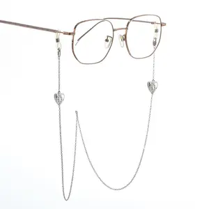 2023 Cadena de gafas góticas anticaída, cadena de gafas para mujer, collar de doble uso con ojo de demonio amoroso