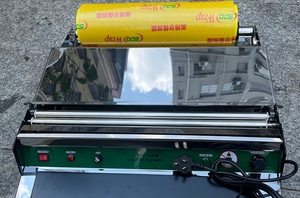 Supermarket <b>Fresh</b> <b>Vegetables</b> & Fruits Packaging Machine Plastic Wrap Baler Film Sealing Wrapping Machinery - Product Image 4