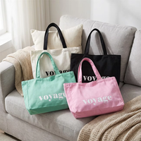 Bolsa de Compras de Lona de Algodón con Logotipo Personalizado, Diseño Impreso, para Supermercado, Playa, Tienda, con Varios Tamaños