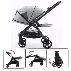 Poussette <span class=keywords><strong>Bébé</strong></span> 3 en 1 Pliable de Haute Qualité EN1888, Cadre en Alliage d'Aluminium, Tissu Polyester 300D 600D Personnalisé, Fourniture Directe Usine - Product Image 5