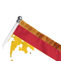 Drapeau de bureau personnalisé Espagne à franges pour décoration de conférence diplomatique, Europe, célébration du 12 octobre