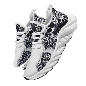 New Breathable Men's Fashionable White Thick-Soled Sneakers Board Shoes Spring Summer Autumn Winter PVC <b>Insole</b> - Product Image 1