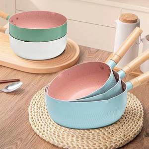 Usine en stock moderne multifonction grande capacité métal aluminium mini casserole avec poignée - Product Image 5