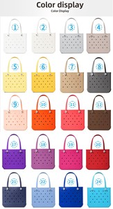 Bolsas de Playa Portátiles Abiertas de EVA Personalizadas para Mujeres y Niñas, para Uso en <span class=keywords><strong>Verano</strong></span>, con Logotipo Impreso Personalizado - Product Image 5