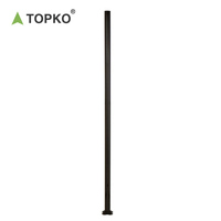 TOPKO Sport Fitness Private Label Portable Stripper Outfits Pole Dance Dancing Tube Pole with Stage Accessories