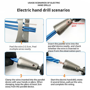 Nouvel outil de torsion de fils OEM, idéal pour les borniers, dispositif spécial rapide de parallélisation de fils pour électriciens - Product Image 5