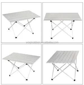 Woqi Different Sizes Roll Up Foldable Lightweight Kitchen Cooking Camping Table For Outdoor