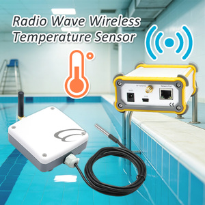 Sensor de Temperatura Inalámbrico por Ondas de Radio, Registrador de Datos IP65 de Plástico, Monitoreo de Temperatura Interior - Product Image 1