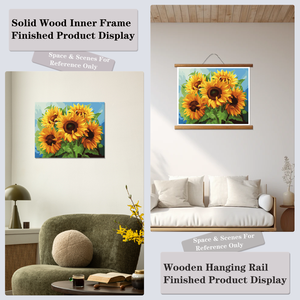 Custom Paint by Number Kits with DIY <b>Frame</b> sunflower Paintworks Oil Painting by Numbers for Kids and Adults Beginner - Product Image 6
