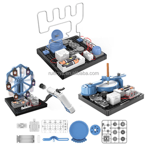 45Pcs circuiti elettronici Stem fai da te assemblano il gioco del labirinto di tocco elettrico della trasmissione dell'ingranaggio - Product Image 1