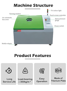 Máquina neutra do teste da corrosão da névoa salina do teste do pulverizador do sal do CZ-TB-500CY Automatic para componentes eletrônicos do revestimento do metal - Product Image 5