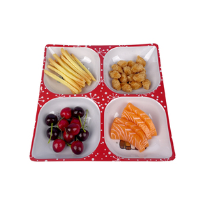 Placa <span class=keywords><strong>de</strong></span> plástico dividida <span class=keywords><strong>de</strong></span> <span class=keywords><strong>melamina</strong></span>, Feliz Navidad, Papá Noel, ciervo - Product Image 3