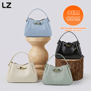 LZ <span class=keywords><strong>Tas</strong></span> Wanita Damenhandtaschen aus echtem Leder mit Kroko-Prägung, klassische große Arbeitstasche, abnehmbare Umhängetasche - Product Image 2