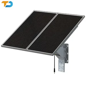 TecDeft太阳能电池浪涌保护12v 24v 48v完整太阳能电池板套件160瓦闭路电视离网太阳能系统