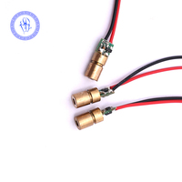 Module laser à usage industriel 1mW 5mW 3-5v Laser point rouge focalisable 650nm