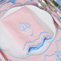 Nappe et serviettes de table brodées en coton et lin multi-usages avec logo personnalisé 2026 pour la maison, l'avion et les restaurants