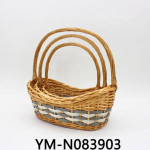 Vendita Diretta dalla Fabbrica Nuovo 2021 Cesto in <span class=keywords><strong>Vimini</strong></span> Fatto a Mano <span class=keywords><strong>per</strong></span> Fiori e <span class=keywords><strong>Pane</strong></span> - Product Image 4