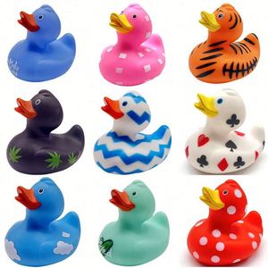 Pato de Goma Ecológico Personalizado de 3 Pulgadas, Juguete de Vinilo Multicolor Promocional para Baby Shower con Logotipo - Product Image 3