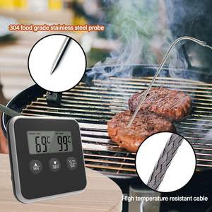 Bas prix grand LCD en acier inoxydable <span class=keywords><strong>sonde</strong></span> fumeur <span class=keywords><strong>four</strong></span> cuisine barbecue gril <span class=keywords><strong>thermomètre</strong></span> <span class=keywords><strong>avec</strong></span> <span class=keywords><strong>alarme</strong></span> - Product Image 4