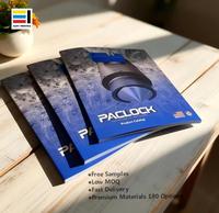 Impression de catalogues personnalisés en couverture souple 8,5x11 pouces, plastification, reliure à cheval, impression numérique du logo - Livre professionnel