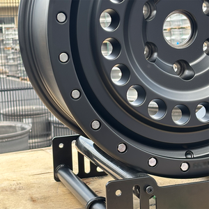 Nouvelle <span class=keywords><strong>jante</strong></span> monobloc forgée tout-terrain 17*8.5 17*9 18*9 5*130 6*135 5*139.7 6*139.7 avec beadlock simulé pour Wrangler JL Tacoma Hilux - Product Image 3