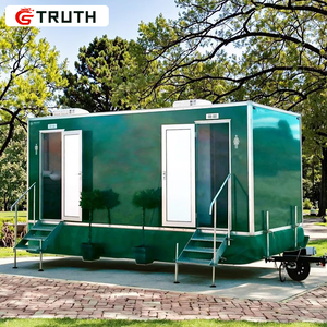 Vérité Toilettes mobiles de luxe Événements Mobile Public Mobile Salle de bain Toilettes Camping Toilettes mobiles avec <span class=keywords><strong>douche</strong></span> - Product Image 1