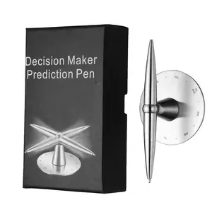 Caneta balanço de mão magnética, caneta de mensagem rotativa para tomada de decisão