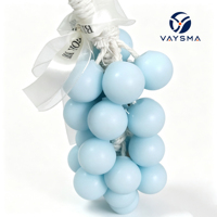 Savon en forme de raisin sur corde, barre artisanale, décoration de bain, cadeaux parfumés pour fêtes |   Savon artisanal en forme de fruits suspendus - 25 pièces