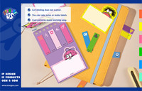 Carnet à spirale Strange US Monster B7 avec notes adhésives, couverture souple en PP, bloc-notes de poche à spirale |   Recruter des Agents Exclusifs Mondiaux