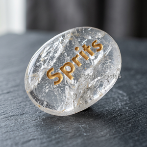 Best Value Agate Engraved <b>Spirit</b> Word Healing Stone <b>Three</b> Stone Pendant Classic Style Sale - Product Image 2