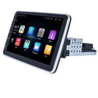 Radio de Coche 1 Din Universal con Pantalla Táctil de 10'', Reproductor Multimedia, CarPlay y Android Auto con Cable, Mirror Link, MP5, Navegación GPS, USB, DVR