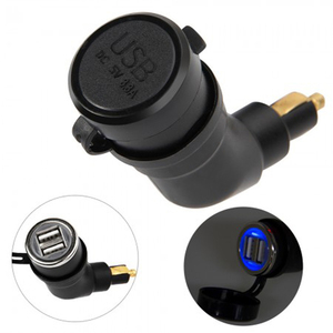 <span class=keywords><strong>Adaptateur</strong></span> d'alimentation pour <span class=keywords><strong>moto</strong></span> 3.1A, chargeur double USB étanche pour <span class=keywords><strong>BMW</strong></span> Hella DIN, prise <span class=keywords><strong>moto</strong></span> double USB pour téléphone - Product Image 3
