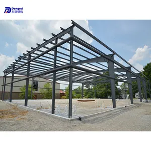 Canadian Standard Steel Structure Building Low Cost Hangar/Cow Shed Build In Canada