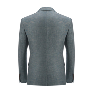 Ultimi disegni abiti da uomo per uomo abiti da ufficio formali giacche <span class=keywords><strong>grigio</strong></span> scuro cappotti - Product Image 2
