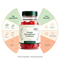 Gummies SYC BIO sans sucre pour la gestion du poids, 60 unités, avec mélatonine et L-théanine, complément alimentaire pour le sommeil, hommes et femmes