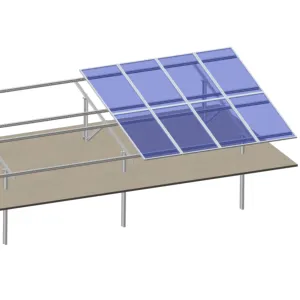 工厂供应商光伏能源支架钢制地面太阳能安装系统