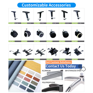 Silla Ejecutiva Giratoria Ergonómica Contemporánea LN10A con <span class=keywords><strong>3</strong></span> Posiciones de Reclinación, Malla y Soporte Lumbar Ajustable - Product Image 2