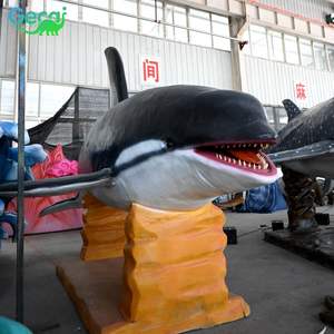 Atracción de Delfines de Resina Gecai, Tamaño Real, Personalizable para Parques Temáticos - Product Image 2